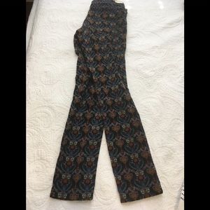 Anthropologie Patterned Courduroys
